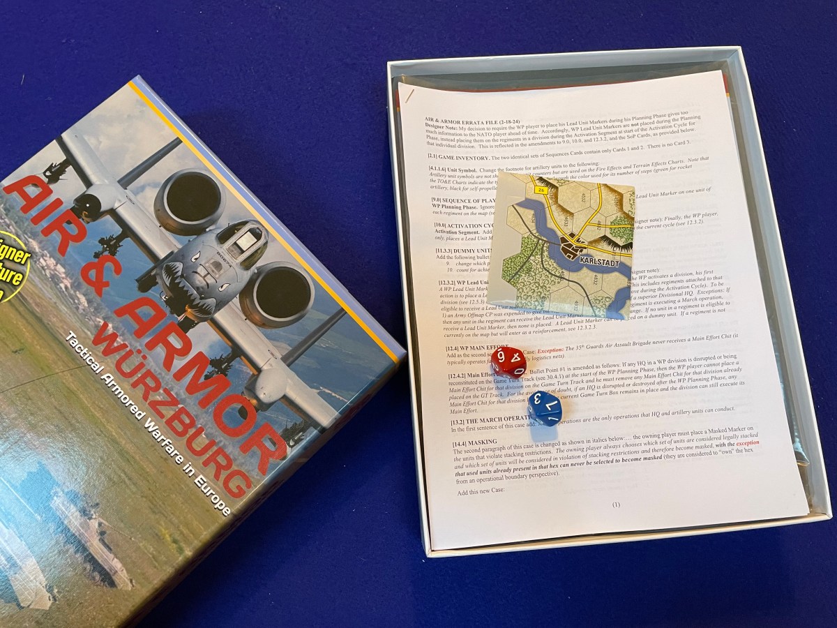 Wargame SITREP 2431 Wargame of the Week An errataic first impression of Air & Armor